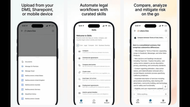 Litera Brings Agentic AI to Mobile with New iOS App for Litera One Platform – LawSites
