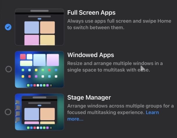 How to Run iPad Apps Full Screen Again in iPadOS 26 – OS X Daily